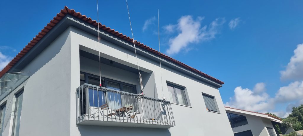 Antenne verticale 20 mètres home made – Station CT7BOR