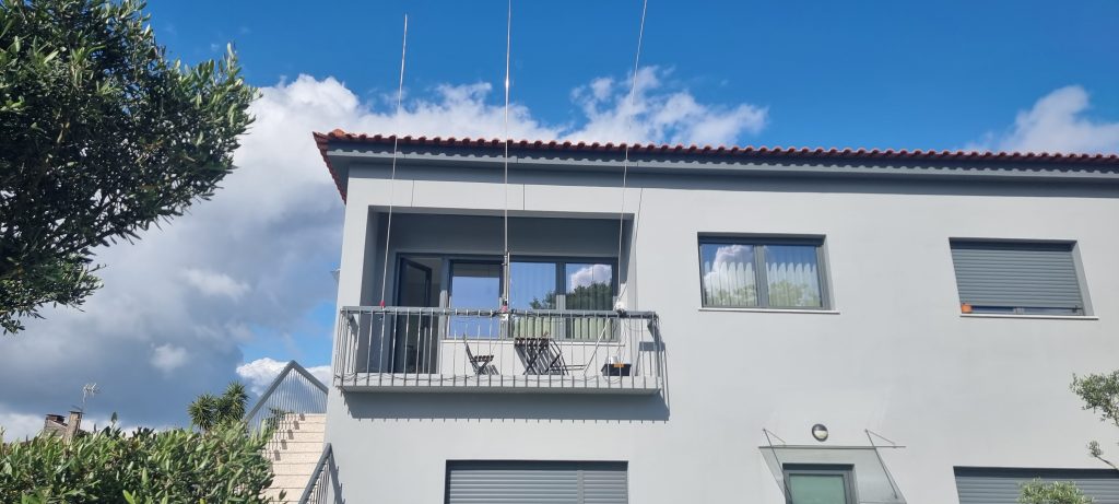 Antenne Fuchs 10 mètres faite maison par CT7BOR
