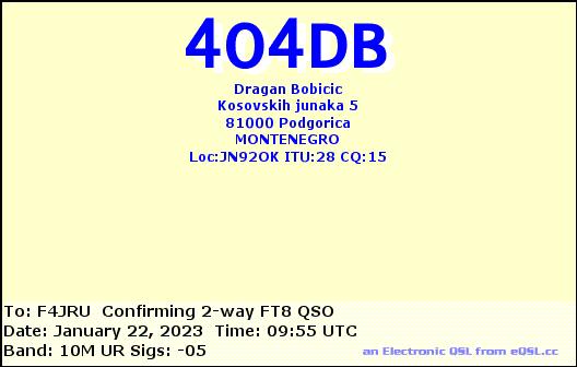 F4JRU_4O4DB_10M_FT8_20230122_0955