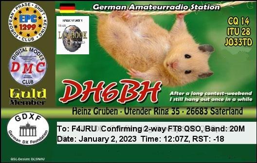 F4JRU_DH6BH_20M_FT8_20230102_1207