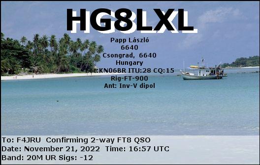 F4JRU_HG8LXL_20M_FT8_20221121_1657