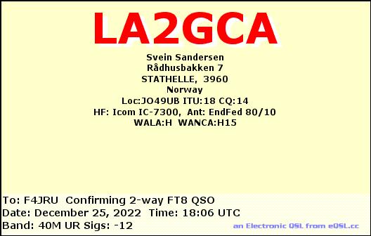 F4JRU_LA2GCA_40M_FT8_20221225_1806