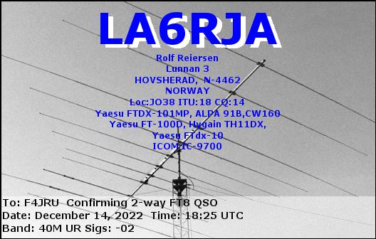 F4JRU_LA6RJA_40M_FT8_20221214_1825