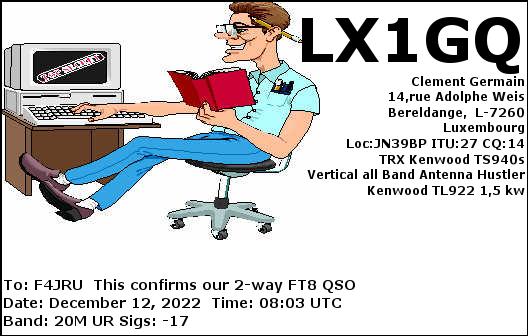 F4JRU_LX1GQ_20M_FT8_20221212_0803