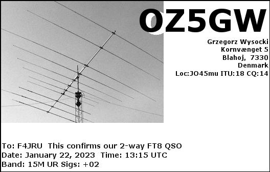 F4JRU_OZ5GW_15M_FT8_20230122_1315