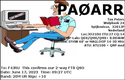 F4JRU_PA0ARR_20M_FT8_20230617_0927