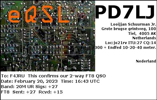 F4JRU_PD7LJ_20M_FT8_20230220_1643