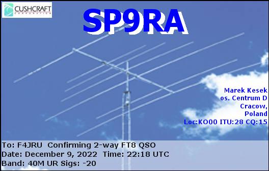 F4JRU_SP9RA_40M_FT8_20221209_2218