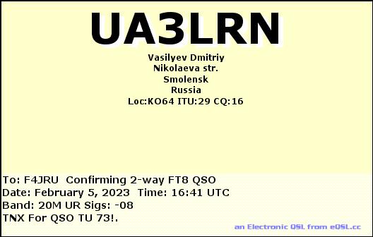 F4JRU_UA3LRN_20M_FT8_20230205_1641