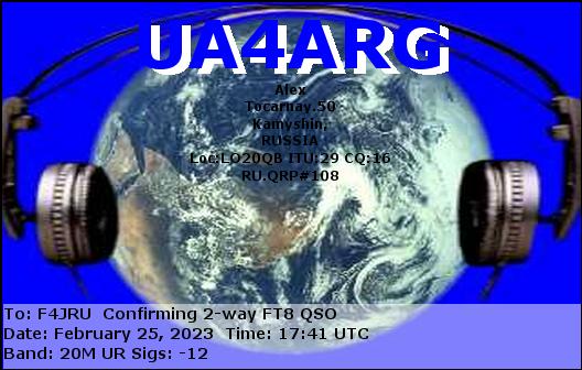 F4JRU_UA4ARG_20M_FT8_20230225_1741