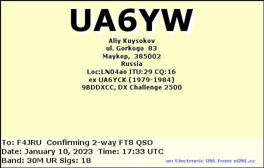 F4JRU_UA6YW_30M_FT8_20230110_1733
