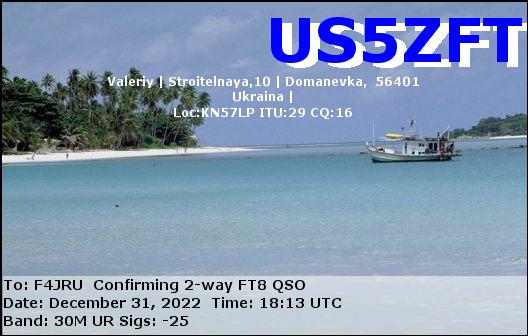 F4JRU_US5ZFT_30M_FT8_20221231_1813