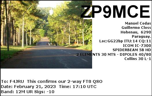 F4JRU_ZP9MCE_12M_FT8_20230221_1710