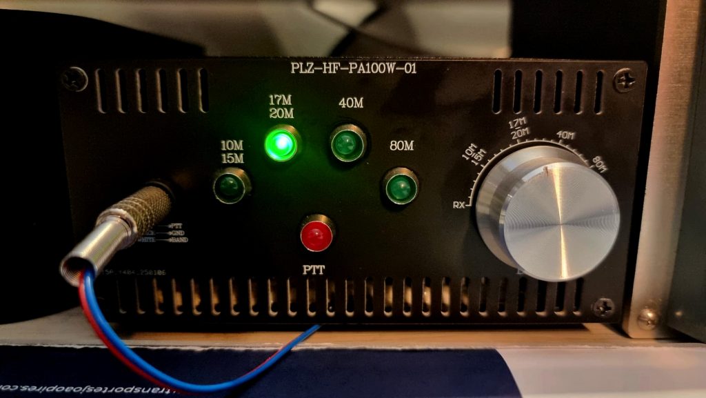 Amplificateur HF PA 100W PLZ – Utilisé dans la station radio CT7BOR