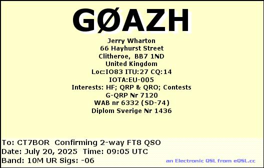 CT7BOR_G0AZH_10M_FT8_20250720_0905